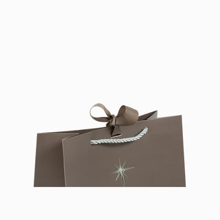 Punga cadou Cadou Sarbatori, 26x32x12 cm - Coffi / Argintiu