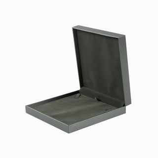Cutie bijuterii Set Gama Piele, 17x17x4 cm - Gri
