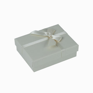 Cutie bijuterii Normal Paper, 7x9x3 cm - Crem / Alb