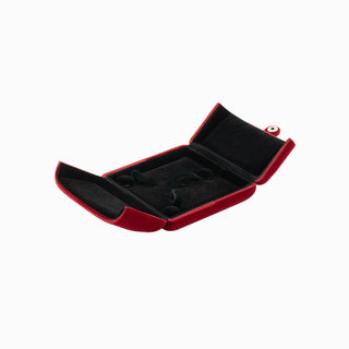 Cutie bijuterii Set Cavali, 10x10x4.5 cm - Bordo / Negru