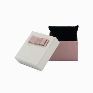 Cutie bijuterii Flower Up F.U, 8.5x9x6 cm - Crem / Roz / Negru