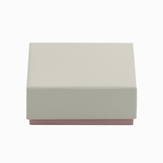 Cutie bijuterii Lg L.G, 8.5x9x3.8 cm - Crem / Roz / Negru