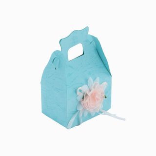 Cutie cadou Marturii | Martisor Pliat, 7x4.5x11 cm - Bleu