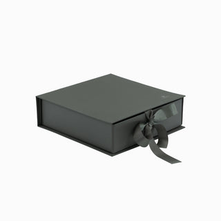 Cutie rigida cadou Gama King Pandantiv, 25x25x7.5 cm - Gri