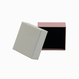 Cutie bijuterii Lg L.G, 8.5x9x3.8 cm - Crem / Roz / Negru