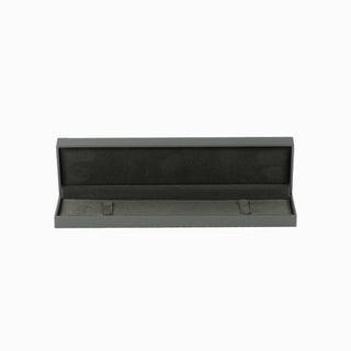 Cutie bijuterii Bratara Gama Piele, 22.5x5.5x2.5 cm - Gri
