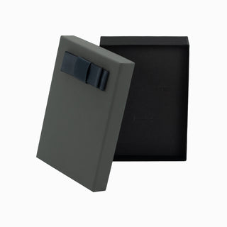 Cutie bijuterii Flower Up F.U, 9.5x13.5x3.5 cm - Gri / Negru