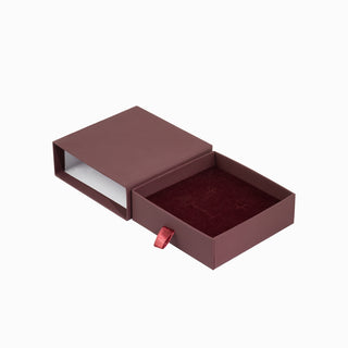 Cutie bijuterii Set Sertar, 9.5x9.2x3.3 cm - Bordo