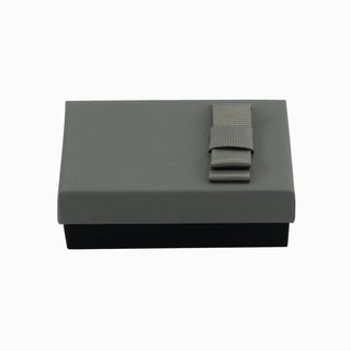 Cutie bijuterii Flower Up F.U, 7x9x3 cm - Gri / Negru
