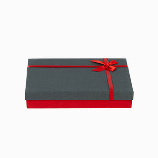 Cutie bijuterii Normal Paper, 13x18x3.5 cm - Negru / Rosu