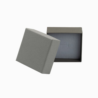 Cutie bijuterii Gama Diverse Culori Normal Paper, 8.5x9x3.8 cm - Gri Deschis / Gri Inchis / Alb