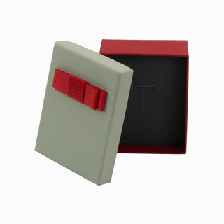 Cutie bijuterii Flower Up F.U, 7x9x3 cm - Crem / Rosu / Gri