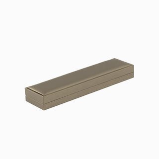 Cutie bijuterii Bratara Gama Piele, 22.5x5.5x2.5 cm - Auriu / Maro