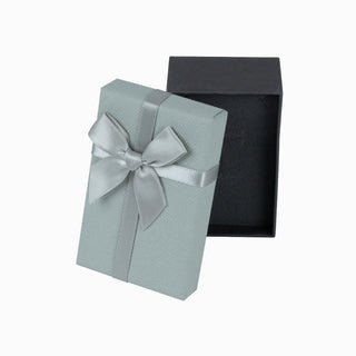 Cutie bijuterii Normal Paper, 5x8x3 cm - Gri Deschis / Gri Inchis / Gri