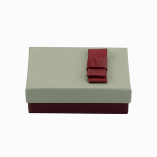 Cutie bijuterii Flower Up F.U, 7x9x3 cm - Gri / Bordo