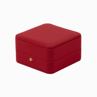 Cutie bijuterii Set Gama Lady, 9x9x5.5 cm - Rosu / Negru