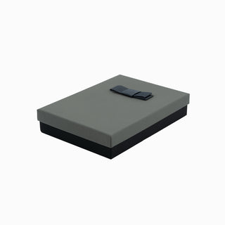 Cutie bijuterii Flower Up F.U, 13x18x3.5 cm - Gri / Negru