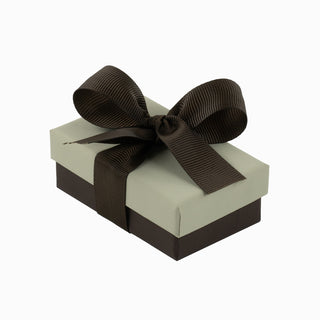 Cutie bijuterii Ribon Down R.D, 5x8x3 cm - Crem / Maro