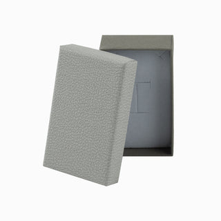 Cutie bijuterii Gama Diverse Culori Normal Paper, 5x8x3 cm - Gri Deschis / Gri Inchis / Alb
