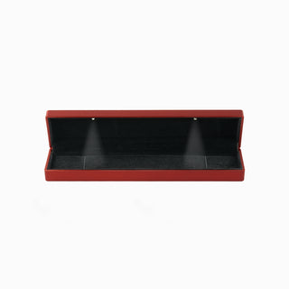 Cutie bijuterii Bratara Led, 23x5.5x3.5 cm - Rosu / Negru