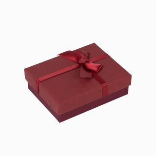 Cutie bijuterii Normal Paper, 7x9x3 cm - Bordo