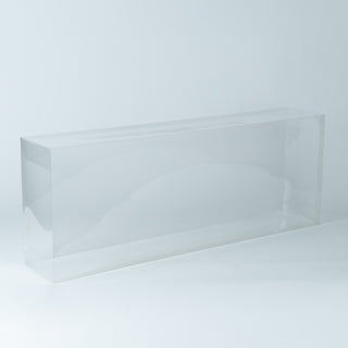 Cutie cadou Lumanare Pliat, 30x80x15 cm - Transparent