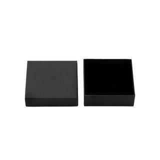 Cutie bijuterii Gama Negru Normal Paper, 6x6x2.5 cm - Negru