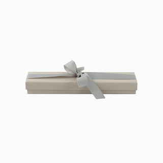 Cutie bijuterii Ribon Down R.D, 23x5x3 cm - Crem / Negru / Gri