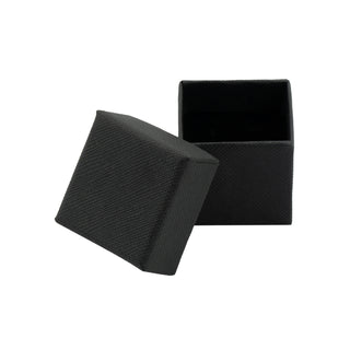 Cutie bijuterii Gama Negru Normal Paper, 4x4x3.5 cm - Negru
