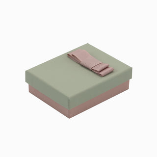 Cutie bijuterii Flower Up F.U, 7x9x3 cm - Gri / Roz