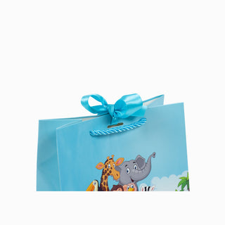 Punga cadou Cadou Jungla, 18x23x10 cm - Bleu