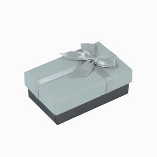 Cutie bijuterii Normal Paper, 5x8x3 cm - Gri Deschis / Gri Inchis / Gri