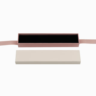 Cutie bijuterii Ribon Down R.D, 23x5x3 cm - Crem / Roz / Negru