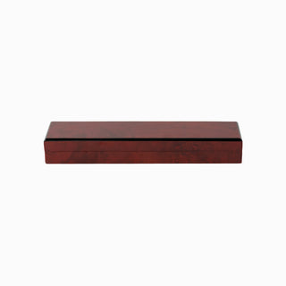 Cutie bijuterii Bratara Lemn, 26x6x3.5 cm - Bordo / Crem