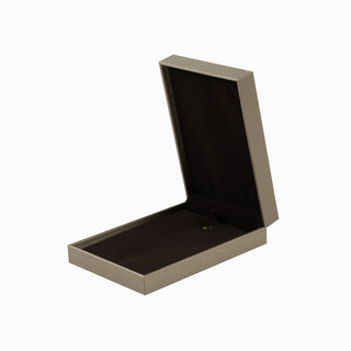 Cutie bijuterii Set Gama Piele, 11x16x4.5 cm - Auriu / Maro