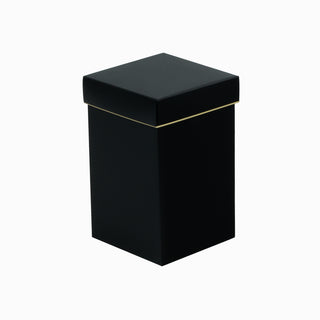 Cutie cadou Cub Pliat, 11.5x11.5x18 cm - Negru / Bronz