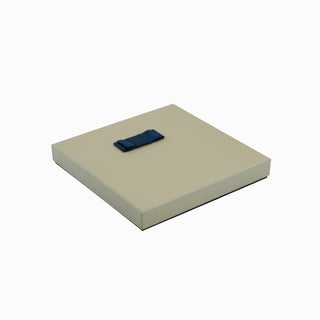 Cutie bijuterii Flower Up F.U, 21x21x3.2 cm - Crem / Bleumarin