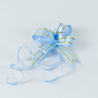 Panglica Fundita Rapid, 1.5 cm latime, 27.5 y lungime - Bleu / Auriu