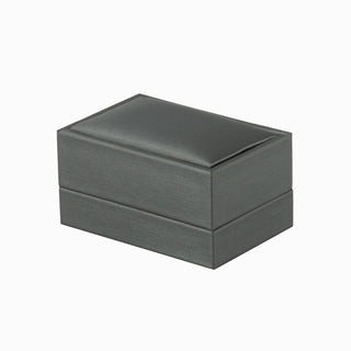 Cutie bijuterii Verigheta Gama Piele, 7.5x5x4 cm - Gri