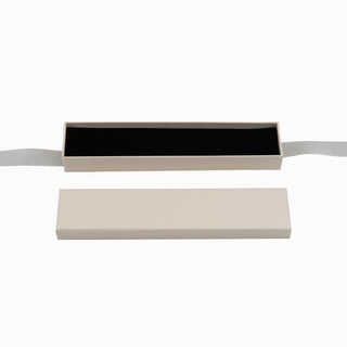 Cutie bijuterii Ribon Down R.D, 23x5x3 cm - Crem / Negru / Gri