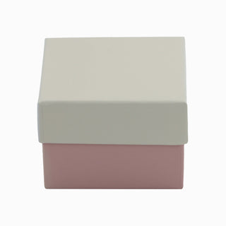 Cutie bijuterii Lg L.G, 8.5x9x6 cm - Crem / Roz / Negru