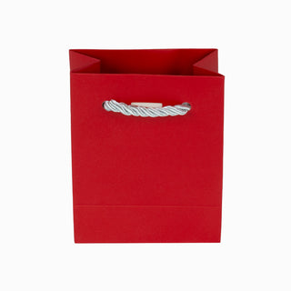 Punga cadou Cadou Iuni, 9x11x5 cm - Rosu / Argintiu