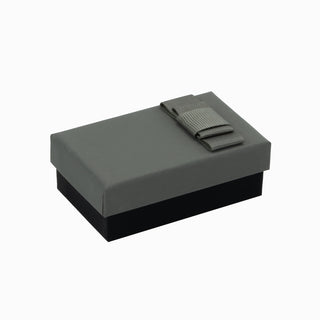 Cutie bijuterii Flower Up F.U, 5x8x3 cm - Gri / Negru