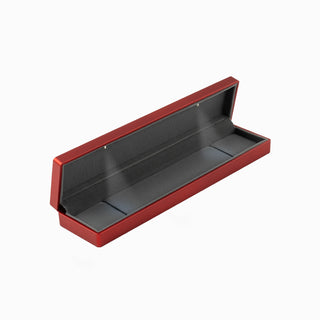 Cutie bijuterii Bratara Led, 23x5.5x3.5 cm - Rosu / Gri