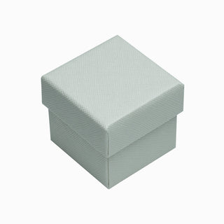 Cutie bijuterii Gama Grej Normal Paper, 5x5x4.5 cm - Grej / Alb
