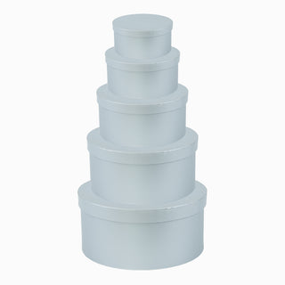 Cutie rigida cadou Rigid Set 10 Rotund, 34x17 cm - Gri