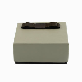 Cutie bijuterii Flower Up F.U, 8.5x9x3.8 cm - Crem / Maro