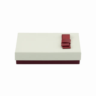 Cutie bijuterii Flower Up F.U, 9.5x13.5x3.5 cm - Crem / Bordo