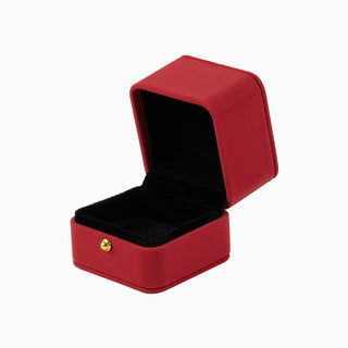 Cutie bijuterii Verigheta Gama Lady, 6x6x6.2 cm - Rosu / Negru