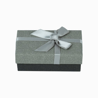 Cutie bijuterii Normal Paper, 5x8x3 cm - Gri Deschis / Gri Inchis / Alb / Gri